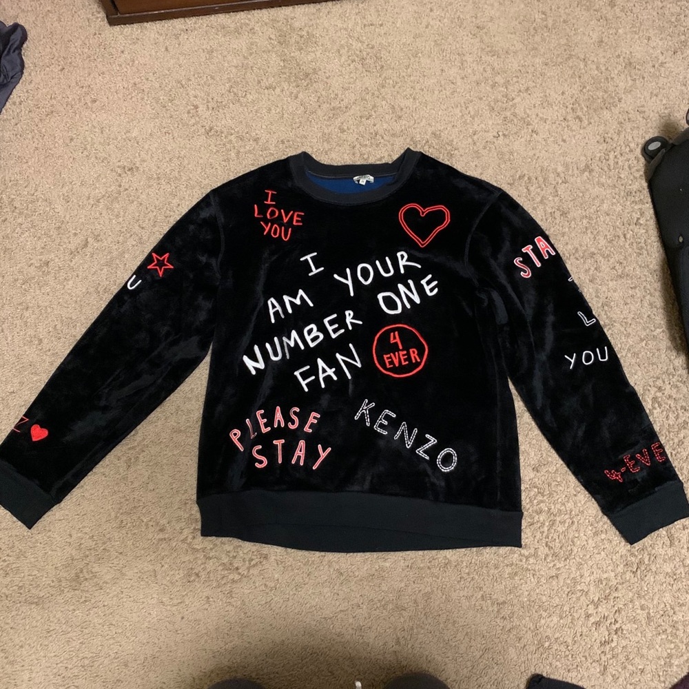 KENZO- ‘I am your number one fan’ Men’s sweatshirt